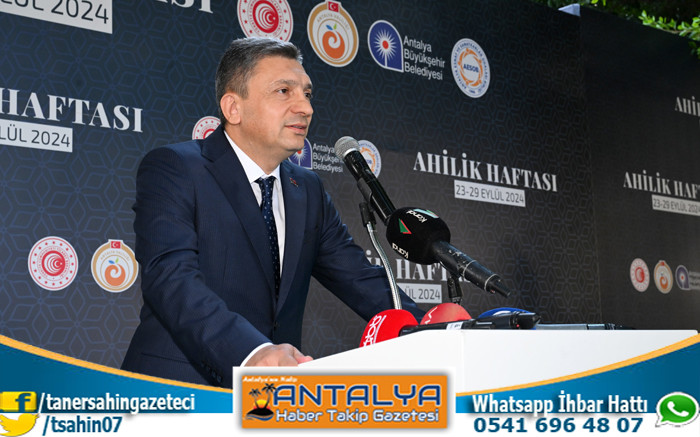 Antalya’da Ahilik Haftası Coşkusu