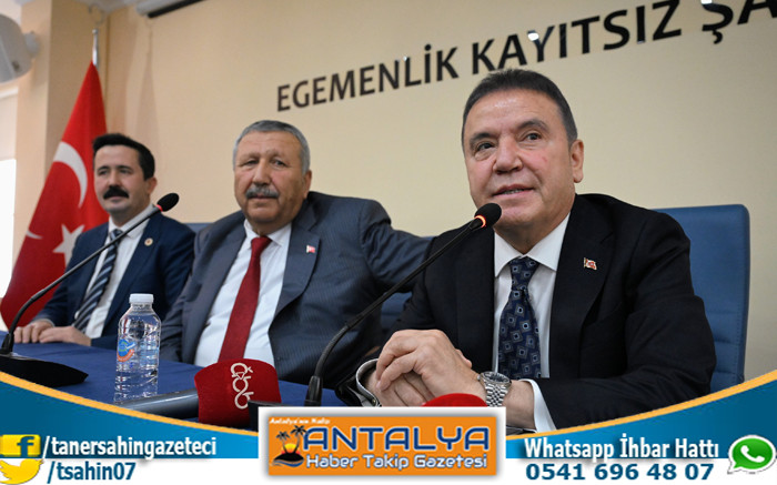 Başkan Böcek Kaş’ı Ziyaret Etti