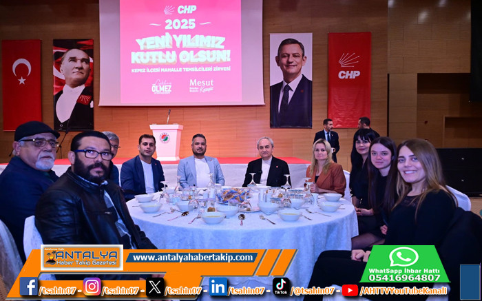 CHP Kepez İlçe Örgütü 2024 Yılını Yemekte Noktaladı