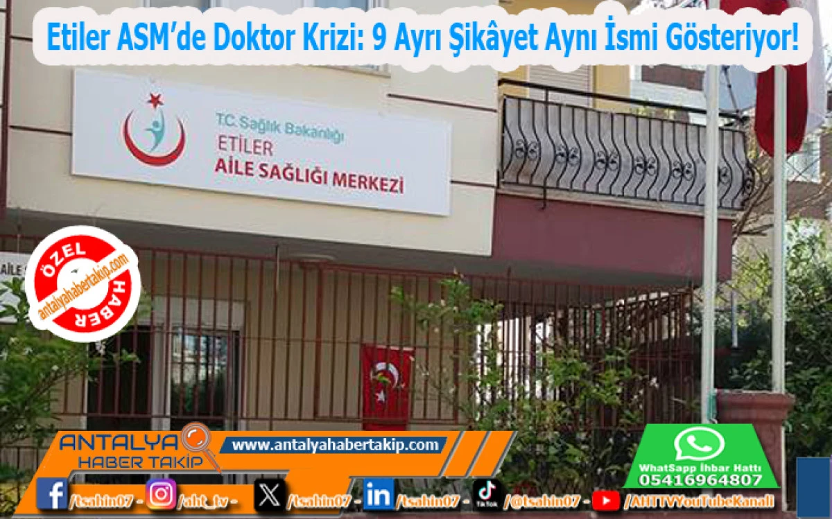 Etiler ASM&rsquo;de Doktor Krizi: 9 Ayrı Şik&acirc;yet Aynı İsmi G&ouml;steriyor!