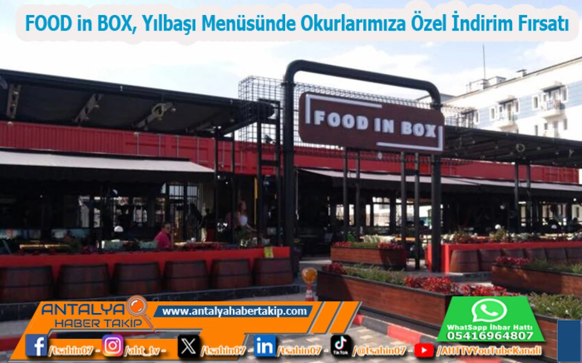 FOOD in BOX, Yılbaşı Men&uuml;s&uuml;nde Okurlarımıza &Ouml;zel İndirim Fırsatı