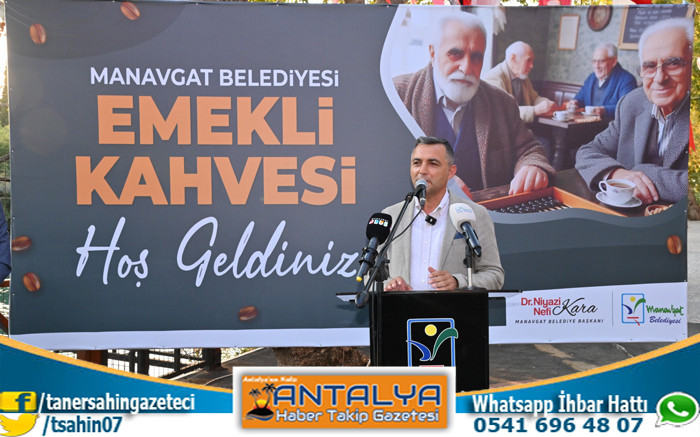 Manavgat Belediyesi Emekli Kahvesi Açıldı