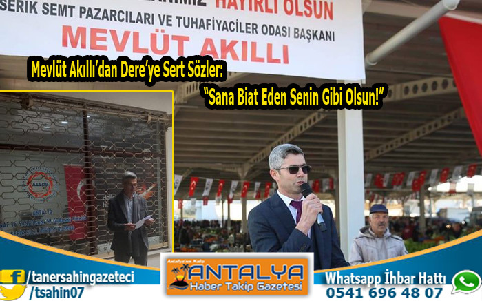 Mevlüt Akıllı’dan Dere’ye Sert Sözler: “Sana Biat Eden Senin Gibi Olsun!”