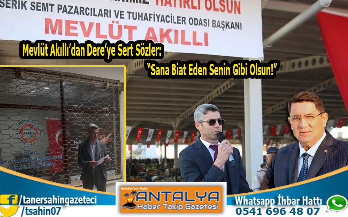 Mevlüt Akıllı’dan Dere’ye Sert Sözler: “Sana Biat Eden Senin Gibi Olsun!”